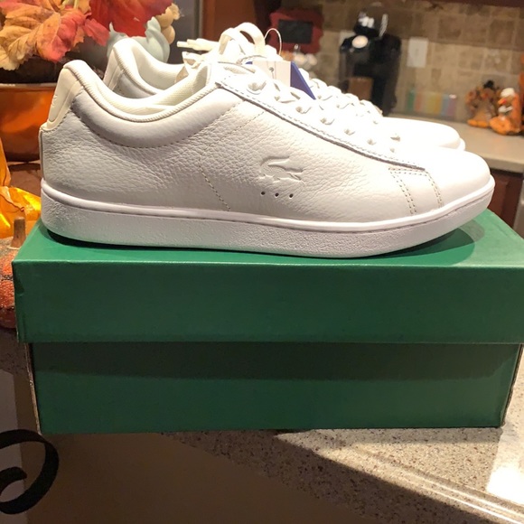 Lacoste Other - Lacoste Carnaby EVO white/white leather NWT
